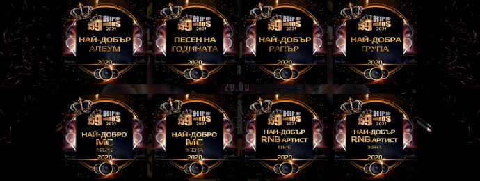 nominacii pr cover 690x260 - 359 Hip-Hop Awards 2021 обявиха ТОП 5 във всички категории за изминалата 2020 година